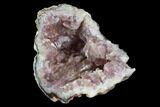 Pink Amethyst Geode Section - Argentina #120444-1
